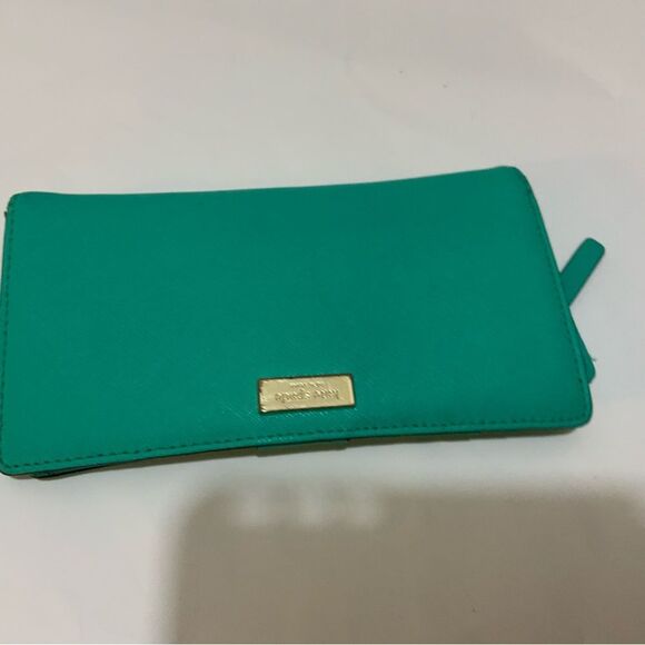 Kate spade teal wallet - Picture 3 of 5